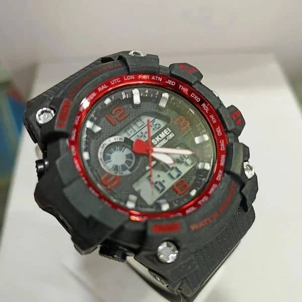 red color beautiful watch for mens 10