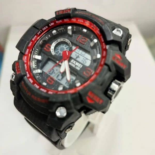 red color beautiful watch for mens 11