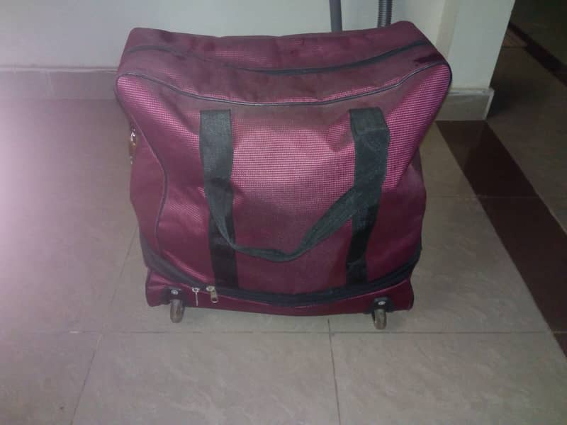 medium-size luggage bag . . . . imported 2