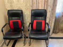 3 leather chairs for sell 0