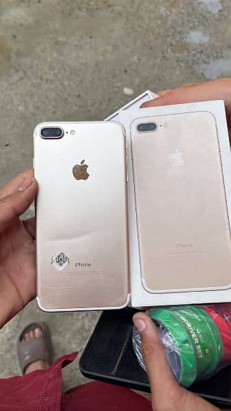 iphone 7 plus pta approved 32GB with box wattsapp: 03070405686 7