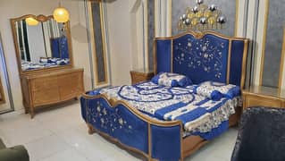 king size wooden bedroom set 0