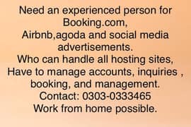 booking . com IT work