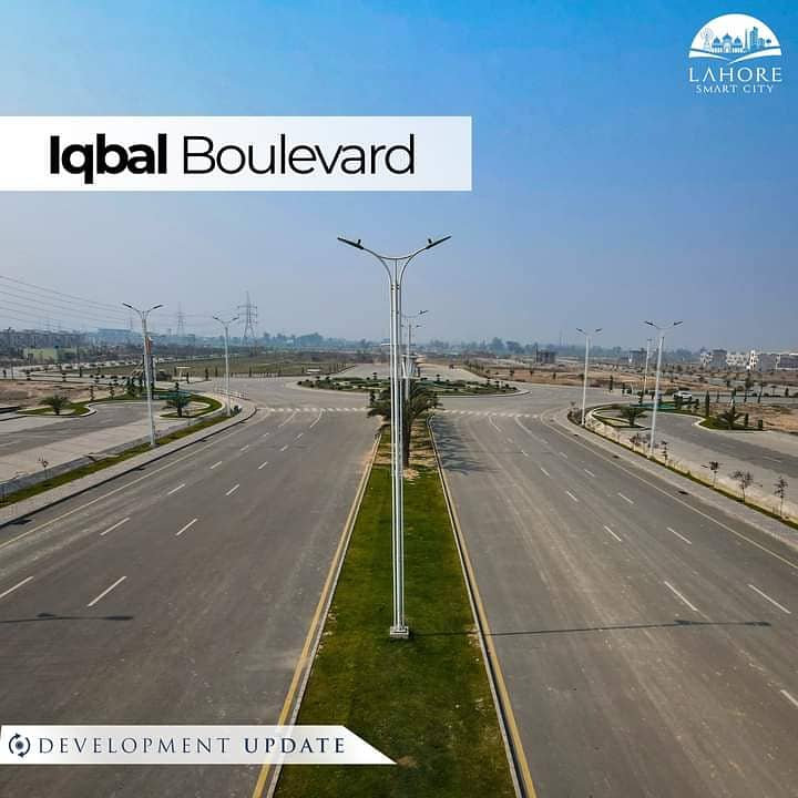 1 Kanal Plot File Second Booking Overseas-Block Available In Lahore Smart City 3