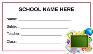New name tags for school only in 300 with 2 sheets and 20 tags 0