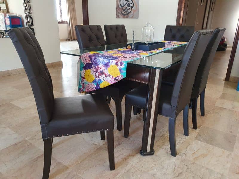 Six seater dining table 5