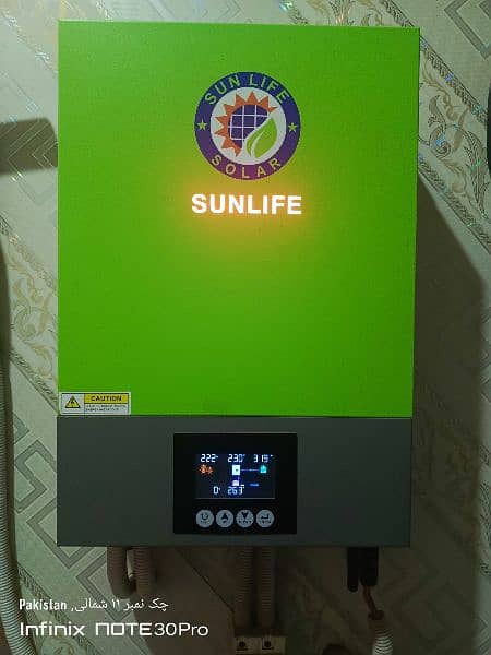 Sunlife Solar PV6200 4.2KW Hybrid Inverter Bult In WiFi 0