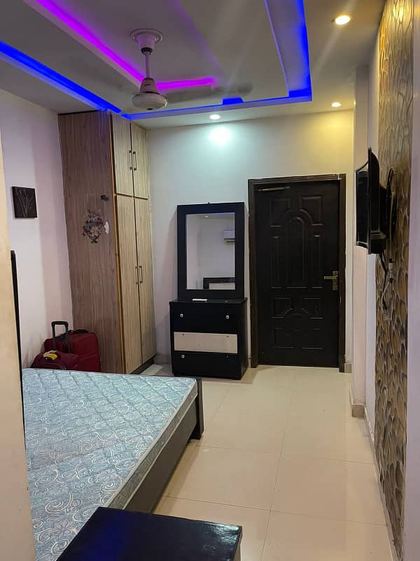 1 BED BEAUTIFUL STUDIO APARTMENT AVAILABLE FOR RENT IN ALLAMA IQBAL TOWN 11
