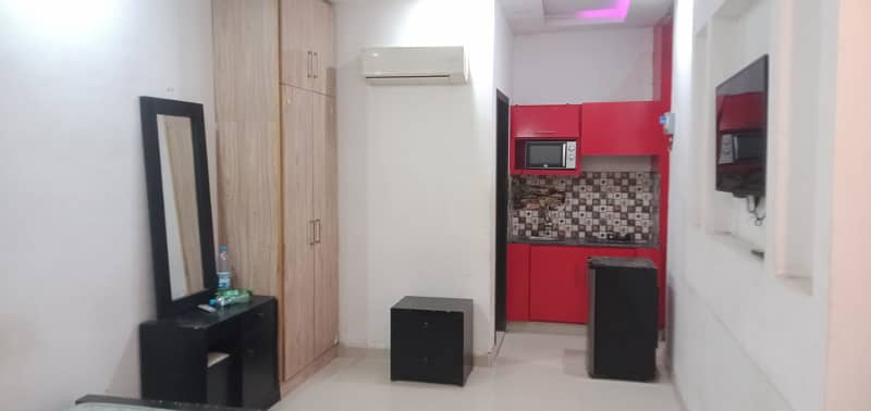 1 BED BEAUTIFUL STUDIO APARTMENT AVAILABLE FOR RENT IN ALLAMA IQBAL TOWN 14