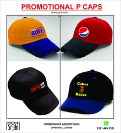 CUSTOMIZED PROMOTIONAL P CAP POLO T SHIRT PRINT LOGO PROMOSIGHT LAHORE 0