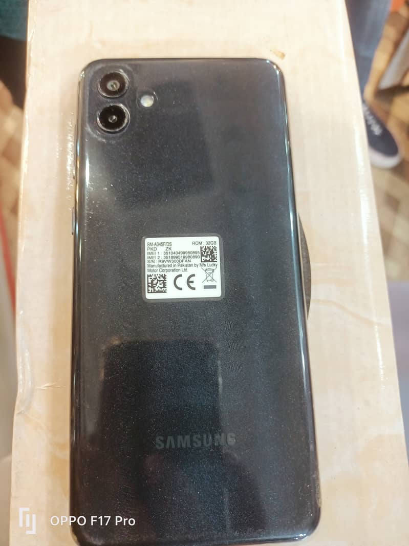 Samsung A04  with box 1