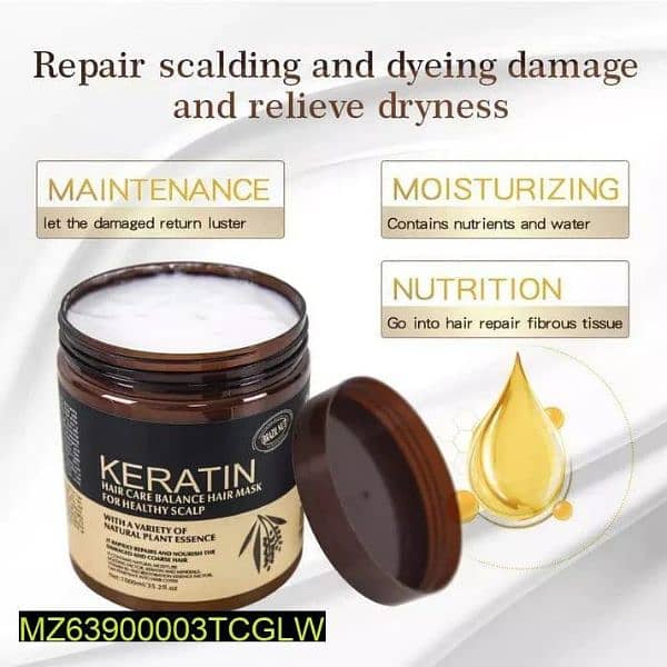 keratin Hair Mask 500ml 2