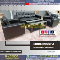 Sofa Set Chair Table Office Desk Meeting Table Five Seater Single Home 0