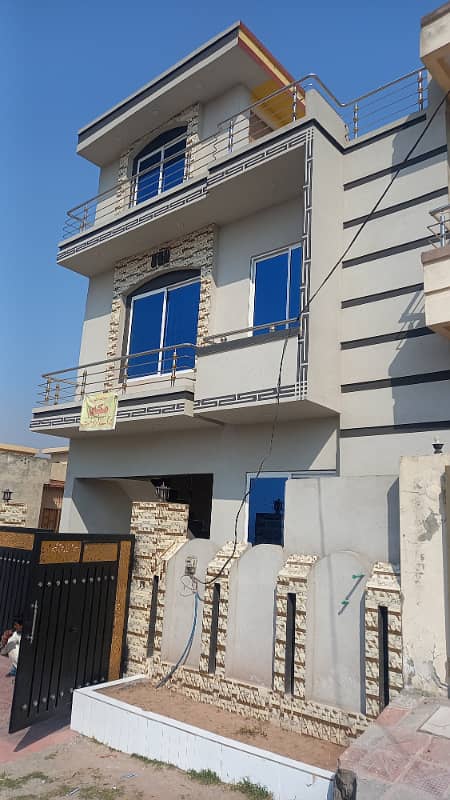Brand New 5 Marla Double Story House For Sale In Airport Housing Society Near Gulzar E Quaid And Express Highway 2