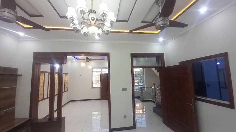 Ultra Luxury Amazing Brand New 5 Marla Double Storey House For Sale In Rawalpindi Islamabad AECHS Airport Housing Society Near Gulzare Quid And Express Highway 19