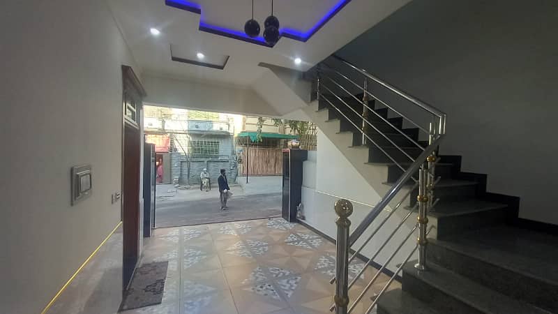 Ultra Luxury Amazing Brand New 5 Marla Double Storey House For Sale In Rawalpindi Islamabad AECHS Airport Housing Society Near Gulzare Quid And Express Highway 40