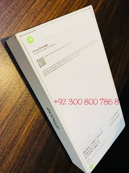 Sealed Warranty 1 Year Apple iPhone 15 Pro MAX White Silver Brand New 2