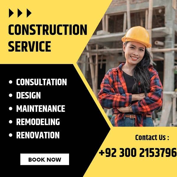 Construction and renovation services of homes and offices in karachi 1