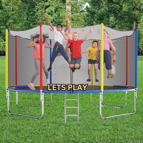 Imported Trampoline 12 Feet with Safety Net for Kids & Adults 2
