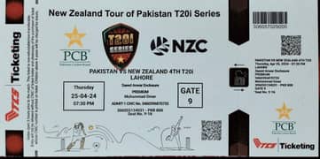 Pak Vs NZ today's match's tickets are available for sale.