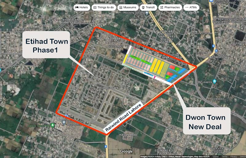 New Deal Down Town10 Marla Plots Near By Etihad Town Phase 1 Raiwind Road Lhr 8