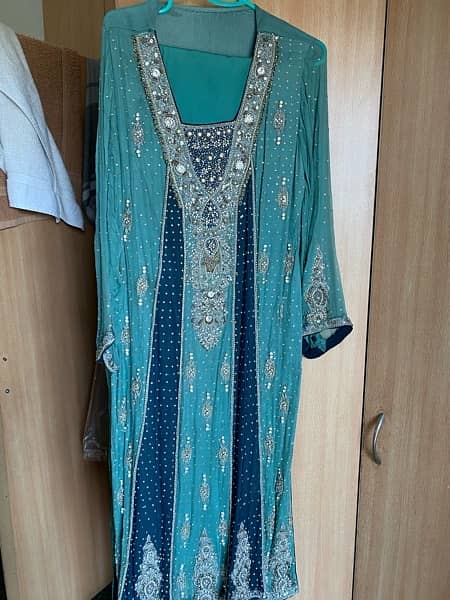 Formal wedding 3 piece suit with dupatta and shalwar 0
