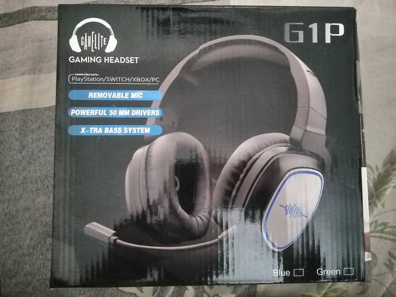GAMELITE Gaming G1p Headset for Xbox One,PS4,PS5,PC,phone,laptop 6