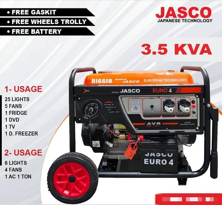 3.5 KV Jasco Generator for Sale 5