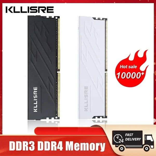 Kllisre DDR3 16GB Memory Ram 1600 MHz Desktop Dimm Non-ECC (Delivery) 1