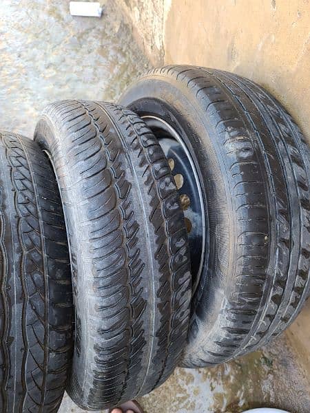 honda city tire with rim 1