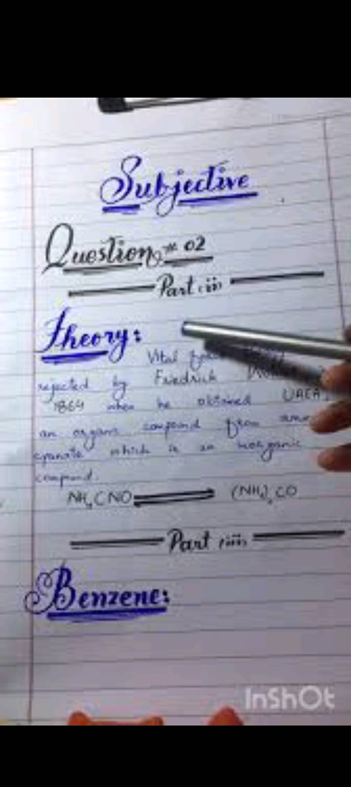 Handwriting work assignment 12