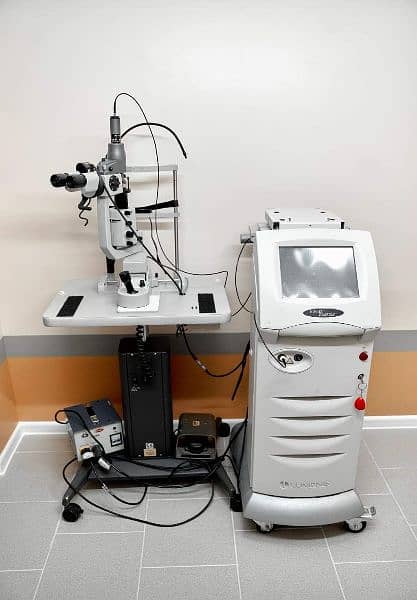 Ophthalmic equipment/Microscope oertli/iol master/Yag laser/phaco 7