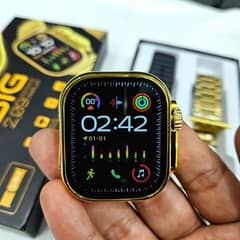 Golden smart watch ultra9