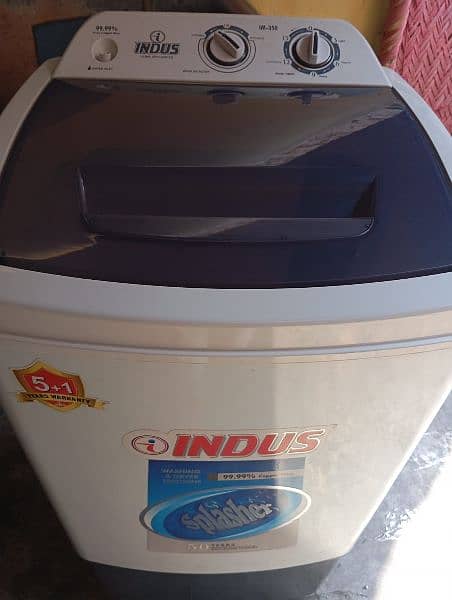 indus washing machine 1