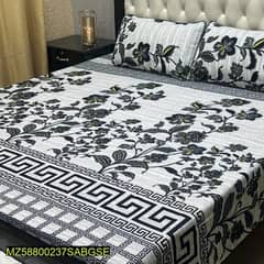 Crystal Cotton Printed double bed sheet     [Rp:1399]