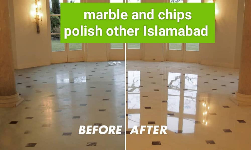 Marble Chips Tiles Floor Polish 0