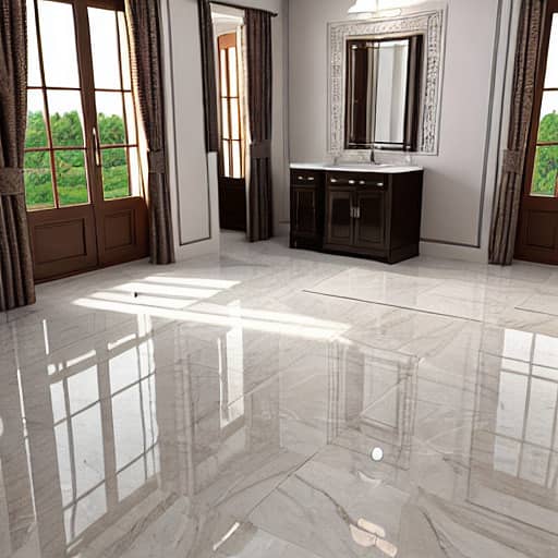 Marble Chips Tiles Floor Polish 3