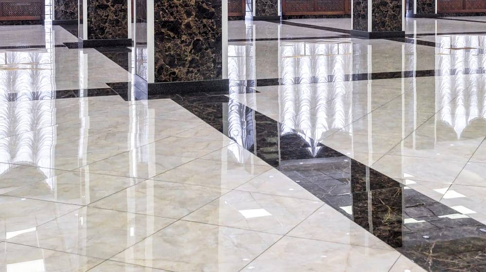 Marble Chips Tiles Floor Polish 3