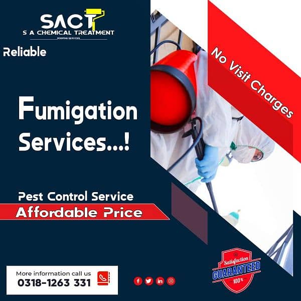 Pest control services & Termite Treatment Fumigation all types insects 5