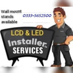 LCD LED TV wall mount bracket installation fitting service providing