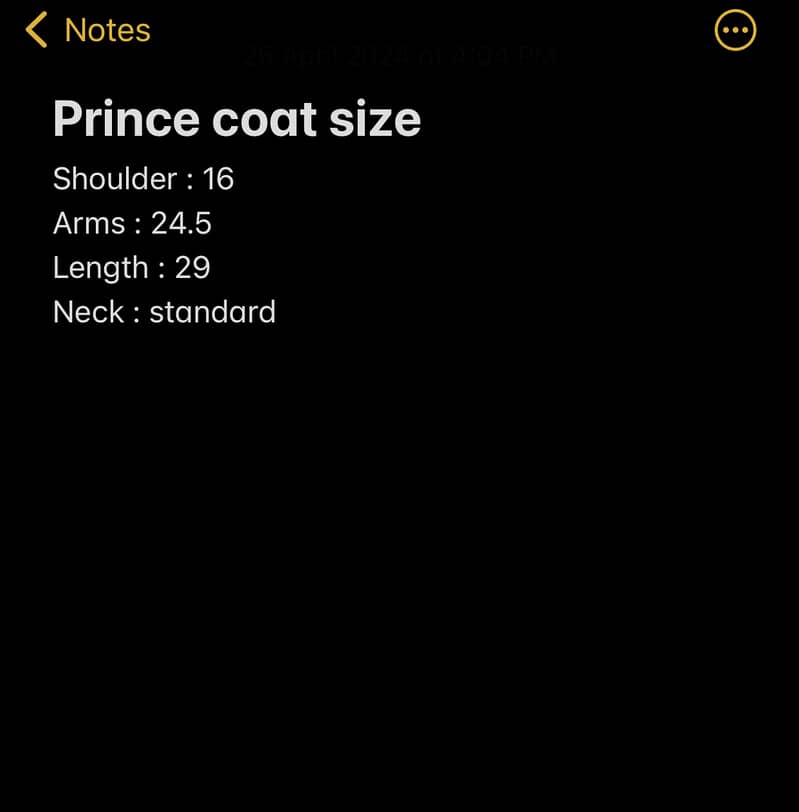 Prince coat 6