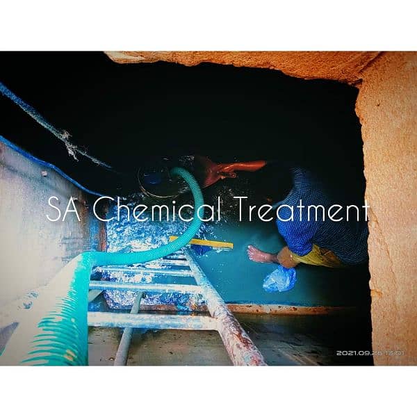 Water tank cleaning services in karachi / leakage seapage of tank 6
