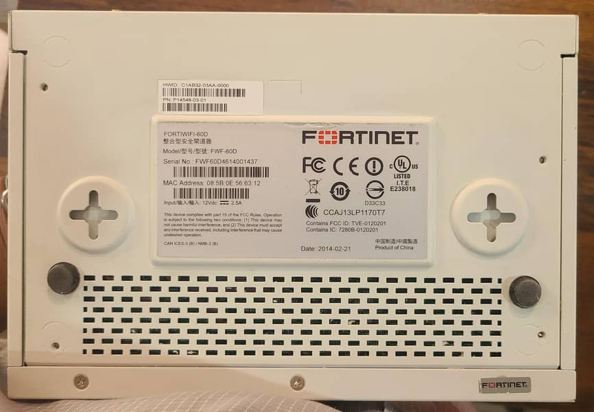 Fortinet/FortiGate-60D/Next/Generation/Firewall/UTM/Appliance (USED) 9