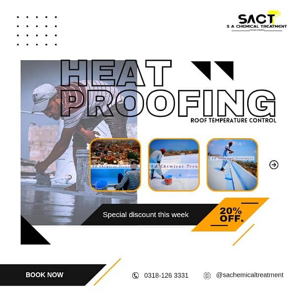 Roof Waterproofing / Heat proofing / Epoxy Flooring / leakage seapage 6