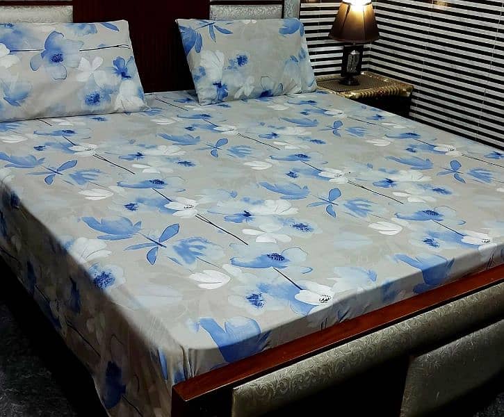 3 piece cotton bed sheets and ac blanket 7
