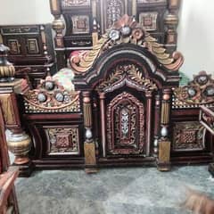 chinioti furniture king size pure wood