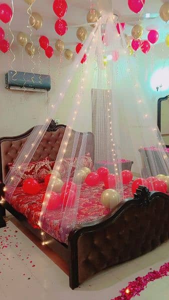 Birthday decor, flower & light decor, school funfair 2