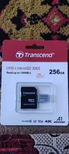 Transcend 256GB 300S macro SD Card SDXC/SDHC Memory Card With Adapter