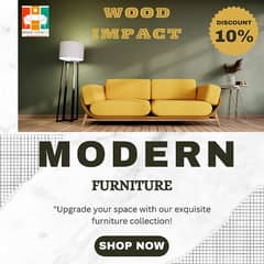 wood impact sofa