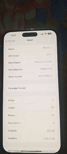 Apple iphone 14 pro max Purple colour 1